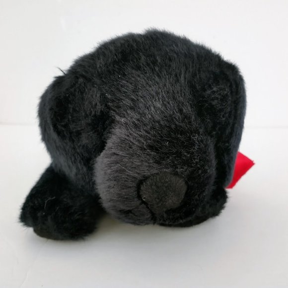 Russ Black Lab Puppy Stuffed Animal, Vintage - Picture 3 of 6